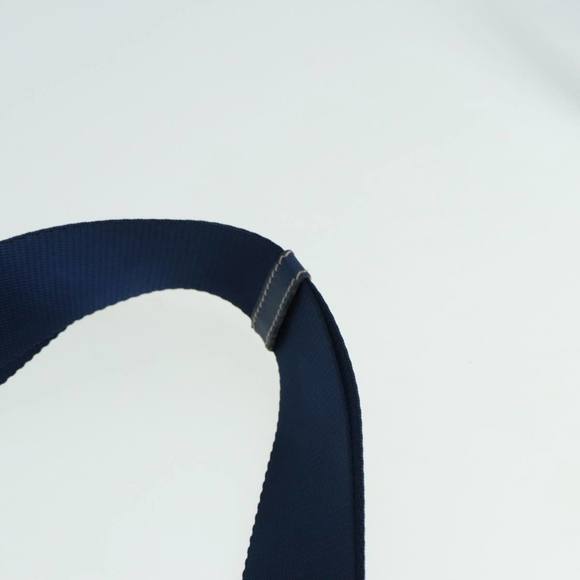 PRADA Shoulder Bag Nylon Blue Gold Auth 90221 - Picture 8 of 16